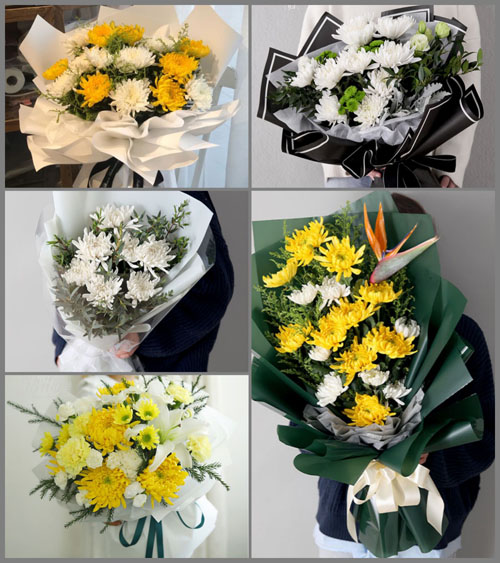 贵州毕节市黔西县素朴镇江龙村白事花束代送